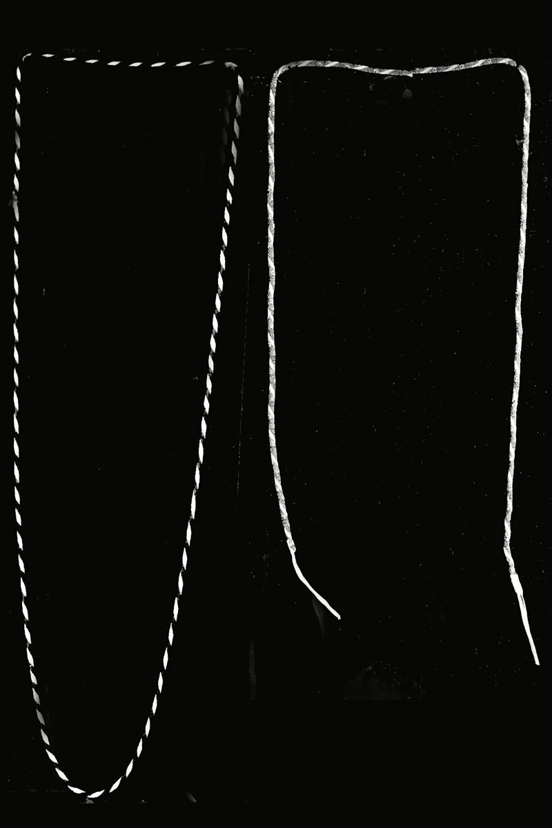 Two Bead Chains by Italy, textile, 1801-1900