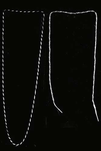 Two Bead Chains by Italy, textile, 1801-1900