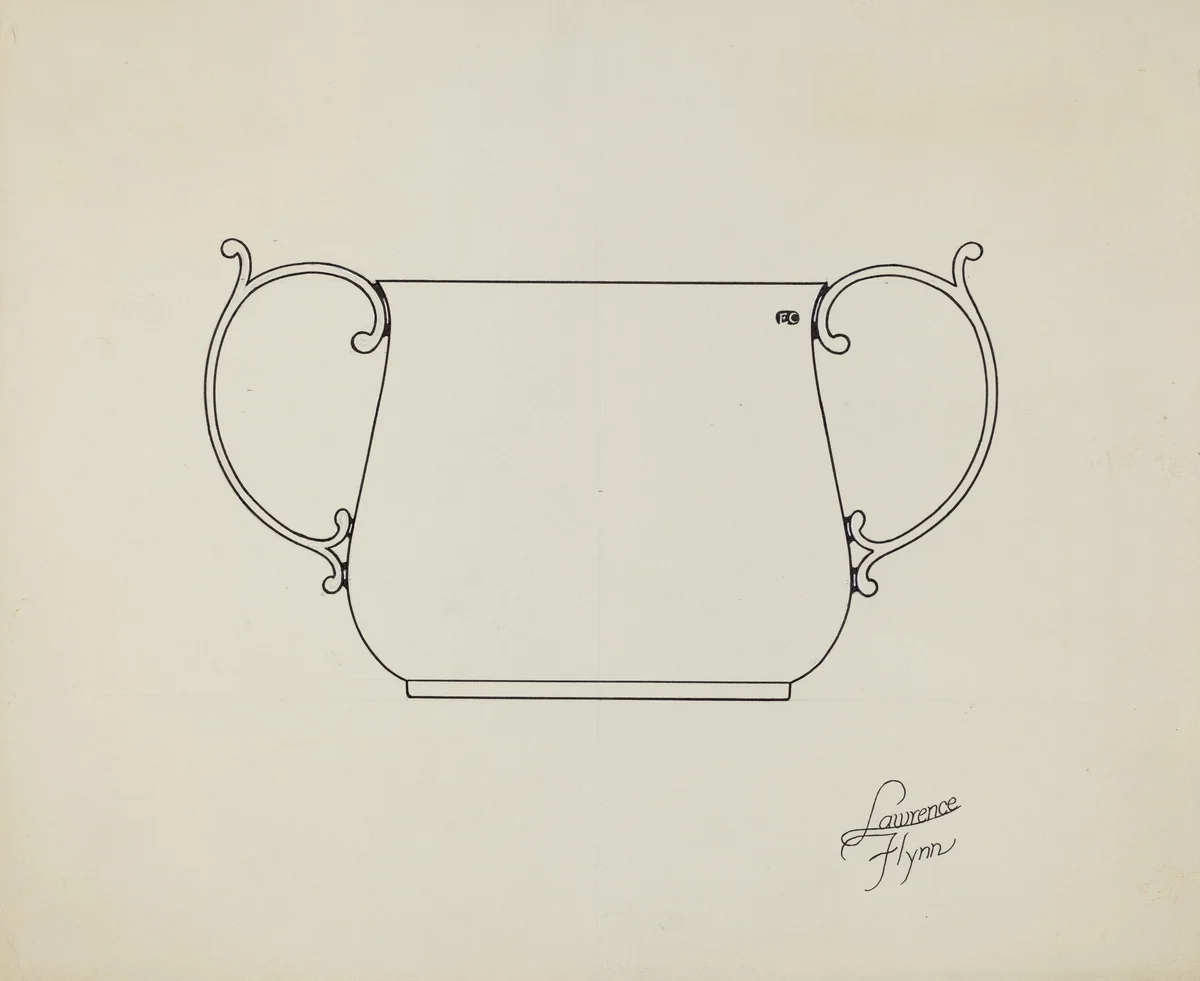 Silver Caudle Cup by Lawrence Flynn, index of american design, 1936