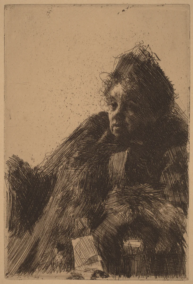 Madame Simon, II by Anders Zorn, print, 1891