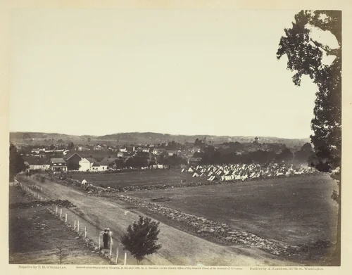 Gettysburg, Pennsylvania by Timothy O'Sullivan, photograph, 1863