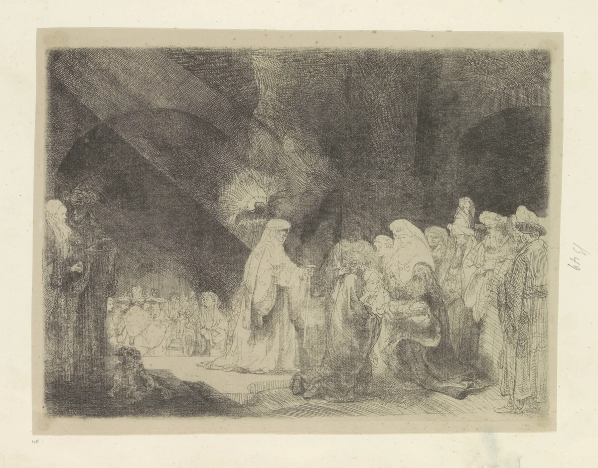 Loflied van Simeon by Rembrandt van Rijn, book, 1637-1641