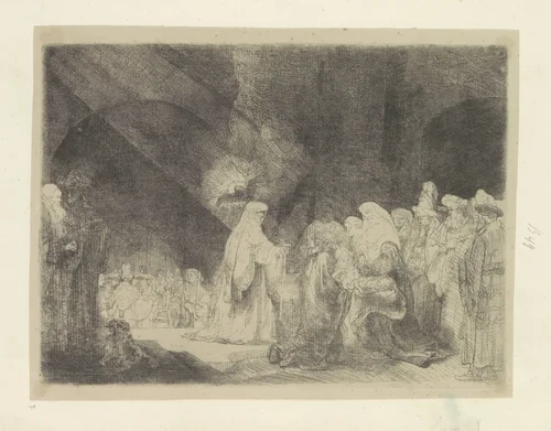 Loflied van Simeon by Rembrandt van Rijn, book, 1637-1641