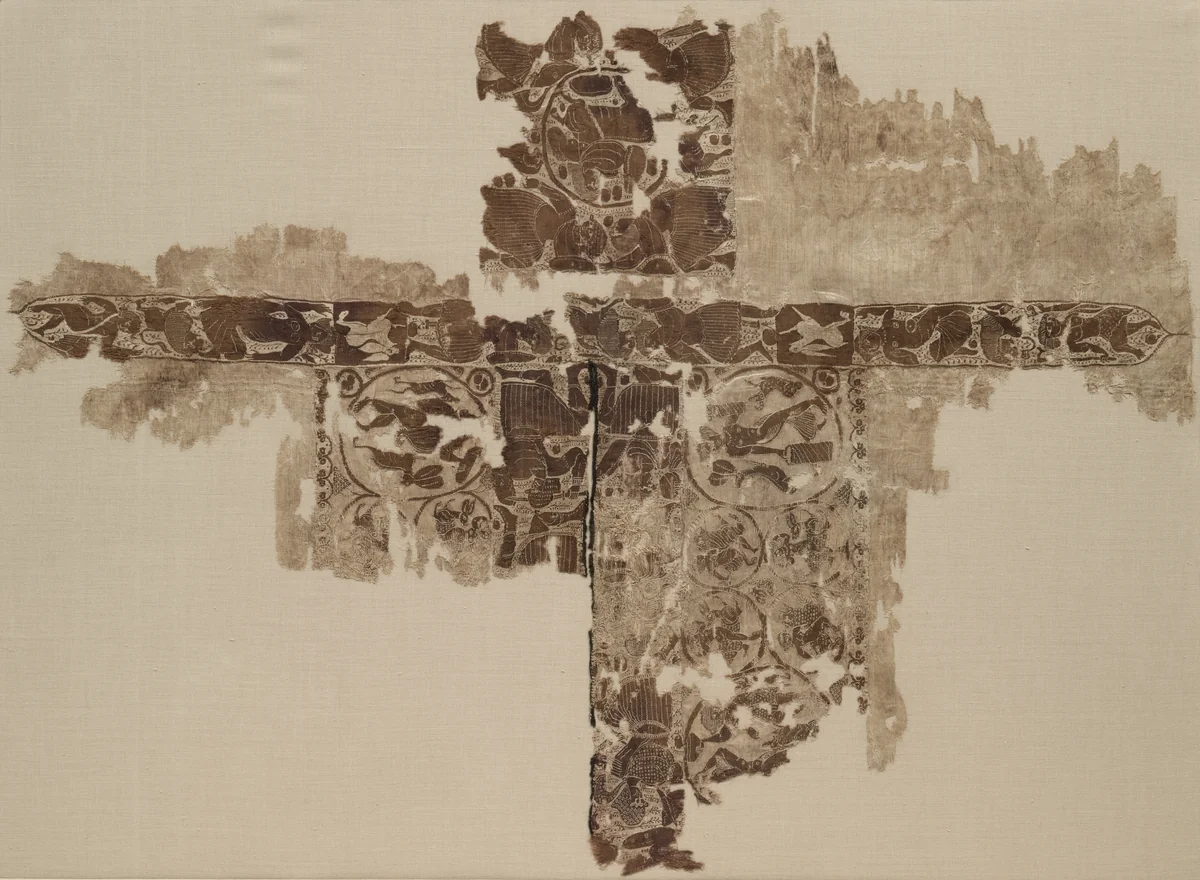 Fragment of a Tunic by Unknown, textile, 400-499