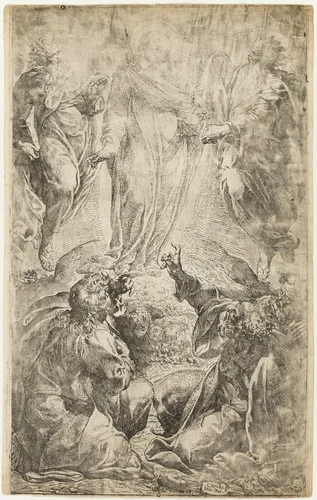 The Transfiguration by Camillo Procaccini, print, 1585-1595