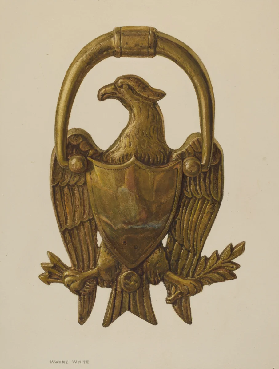 Door Knocker by Wayne White, index of american design, 1940
