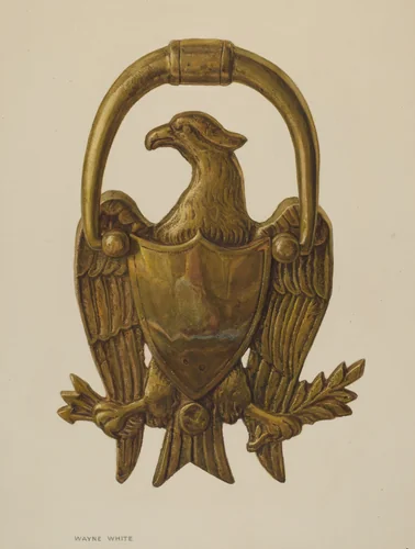 Door Knocker by Wayne White, index of american design, 1940
