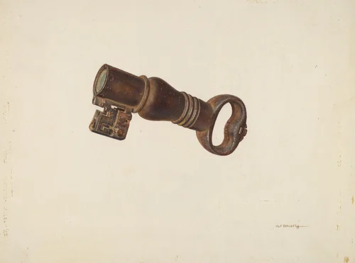 Key Bank by William O. Fletcher, index of american design, 1940