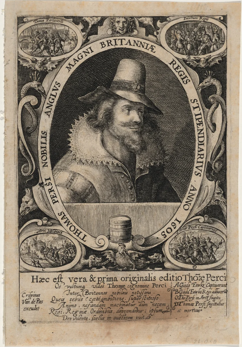 Thomas Percy by Crispijn van de Passe I, print, 1645