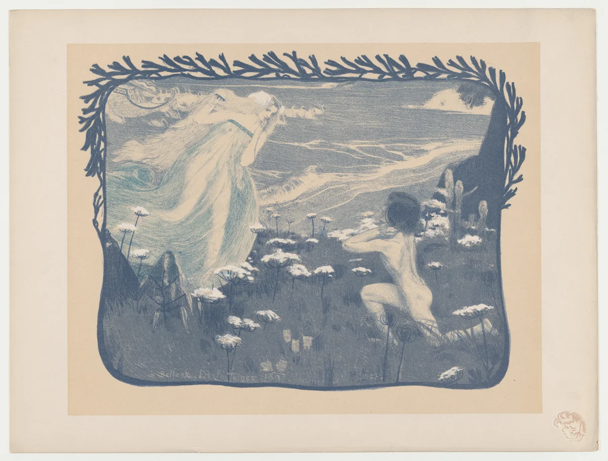 Illusion, from "L'Estampe Moderne" by Henri-Jules-Ferdinand Bellery-Desfontaines, print, 1897