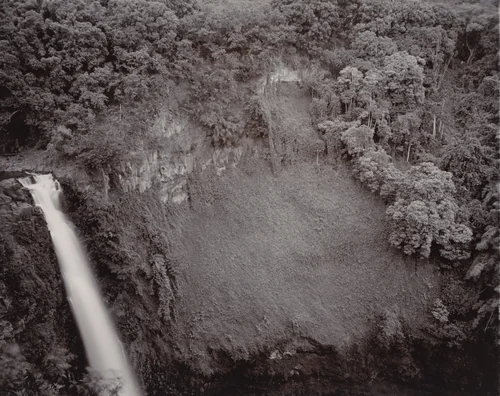 Waterfall, Maui, Hawaii by Linda Connor, photograph, 1978