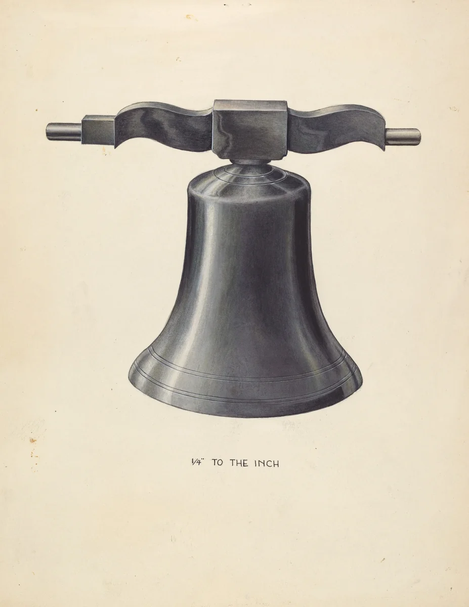 Bell - From Swedish Church by Wellington Blewett, index of american design, 1936