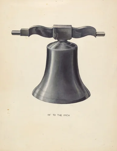 Bell - From Swedish Church by Wellington Blewett, index of american design, 1936