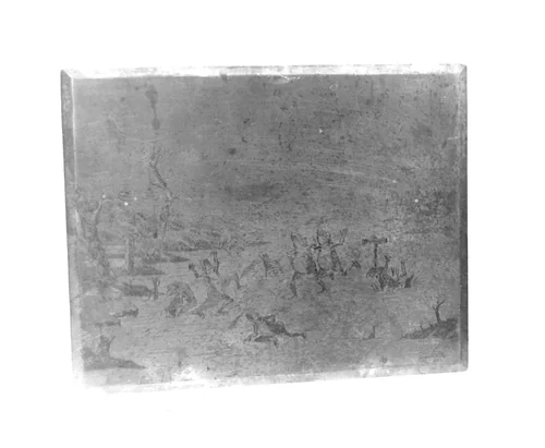 Frogs Skating by Henry Victor Burgy, other, 1866