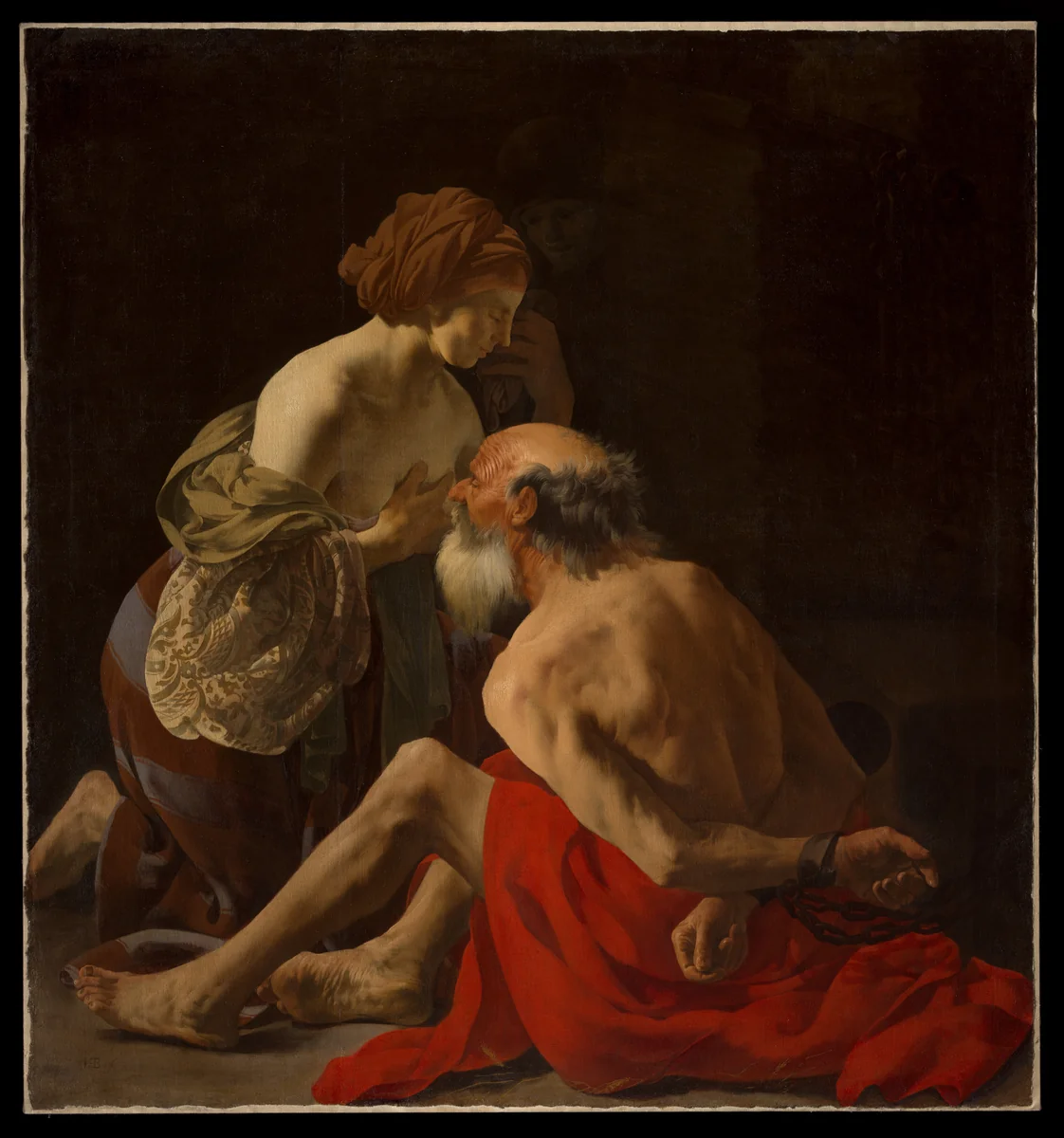Roman Charity by Hendrick ter Brugghen, painting, 1622