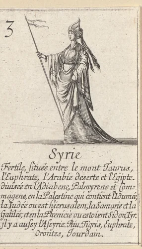 Vrouw uit Syrië by Stefano della Bella, print, 1620-1664