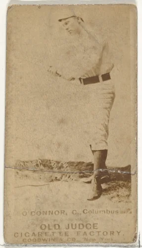 Jack "Peach Pie" O'Connor, Catcher, Cleveland, from the Old Judge series (N172) for Old Judge Cigarettes by Goodwin & Company, photograph, 1888-1889
