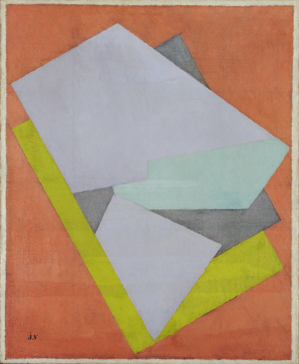 Color Perspective by Jacques Villon, painting, 1922