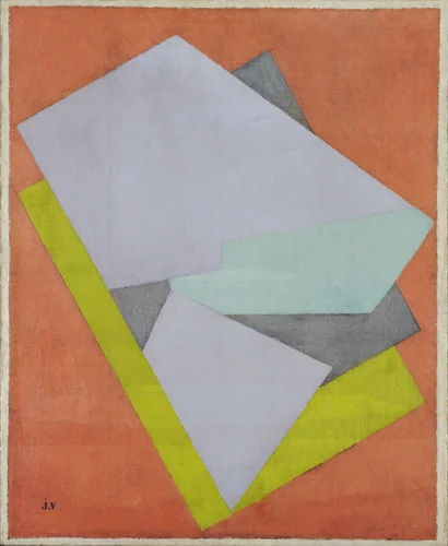 Color Perspective by Jacques Villon, painting, 1922