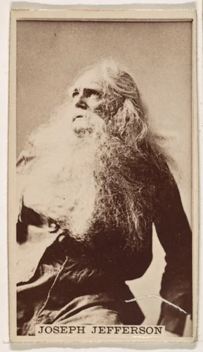 Joseph Jefferson, from the Actresses series (N245) issued by Kinney Brothers to promote Sweet Caporal Cigarettes by Kinney Brothers Tobacco Company, photograph, 1890