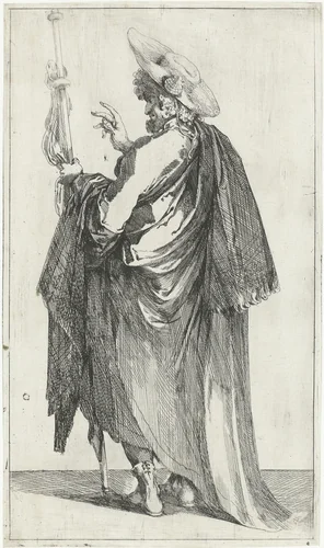 Apostel Jakobus Major by Jacques Bellange, print, 1602-1616