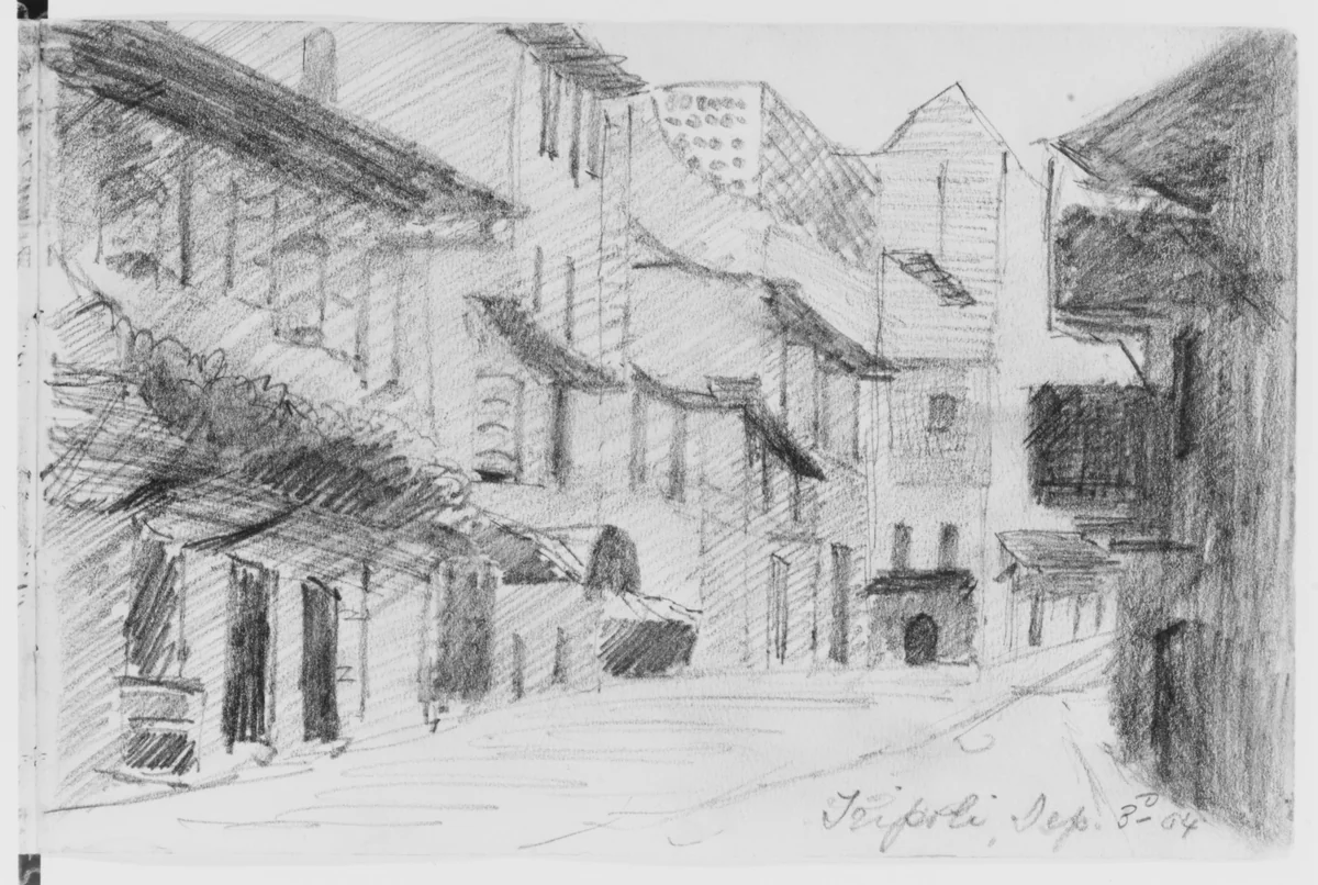Tripoli, 1904 (from Sketchbook) by Mary Newbold Sargent, artwork, 1904