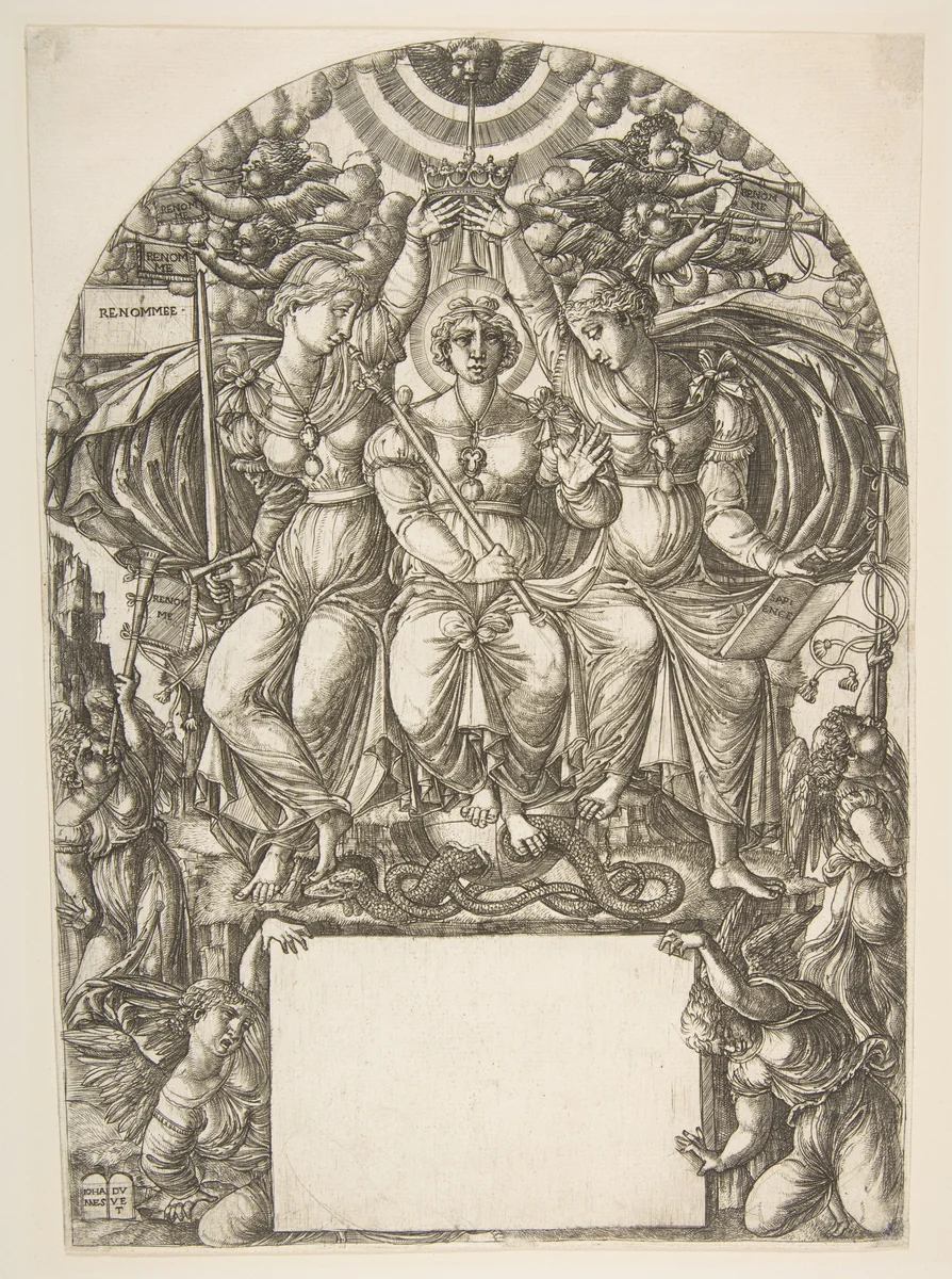 La Majeste Royale by Jean Duvet, print, 1480-1570