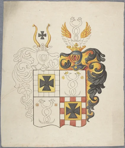 Coat of Arms by anonymous, drawing, 1700-1800