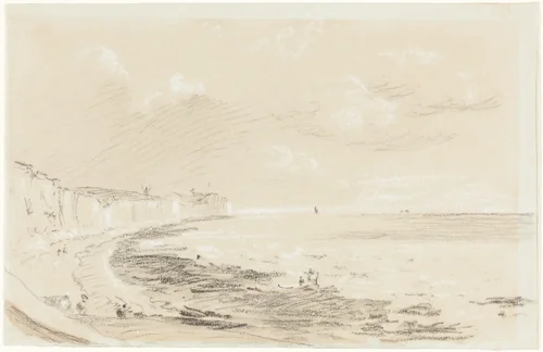 Scene on the South Coast of England by British 19th Century, drawing, 1800-1899