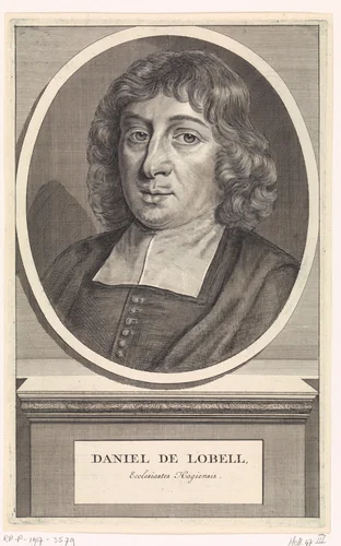 Portret van Daniel de Lobell by Anthony van Zijlvelt, print, 1687-1691