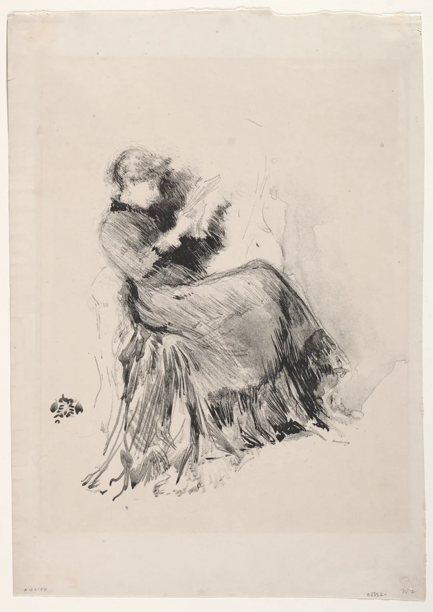 Study by James McNeill Whistler, print, 1878