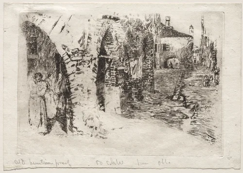 Chioggia by Otto H. Bacher, print, 1880