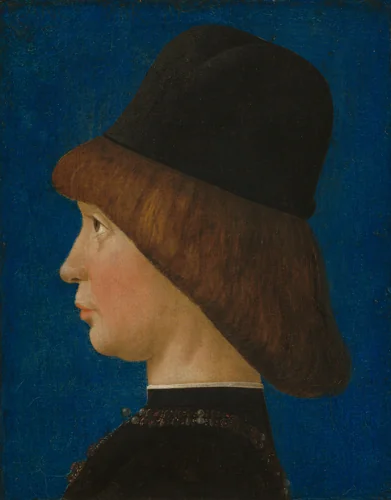 Francesco II Gonzaga, Fourth Marquis of Mantua by Baldassare d'Este, painting, 1474-1480