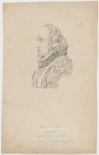 Francis Bacon by Charles George Lewis; Joseph Murray Ince, print, 1808-1880
