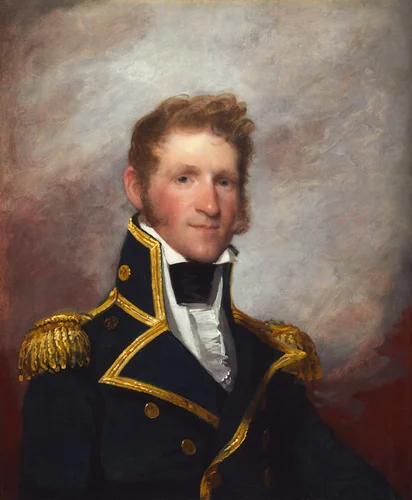 Commodore Thomas Macdonough by Gilbert Stuart, painting, 1815-1818