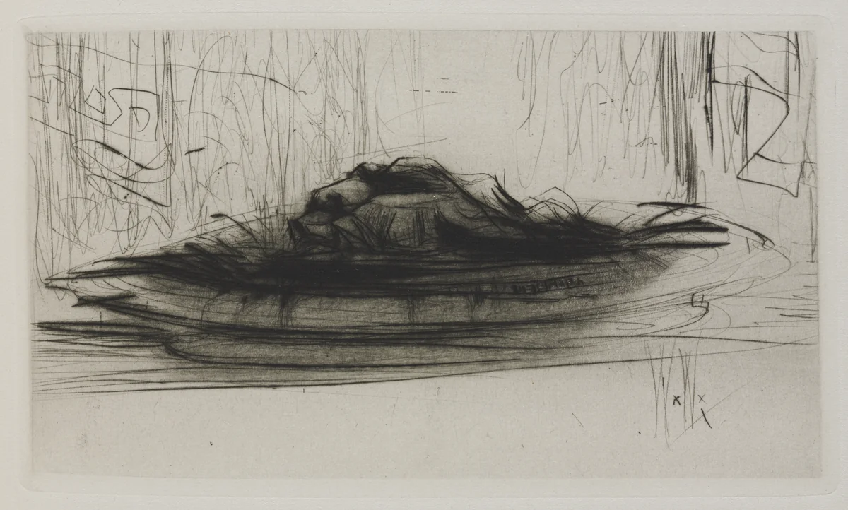 Herodias: Page 55, Cul-de-lampe by William Walcot, print, 1928