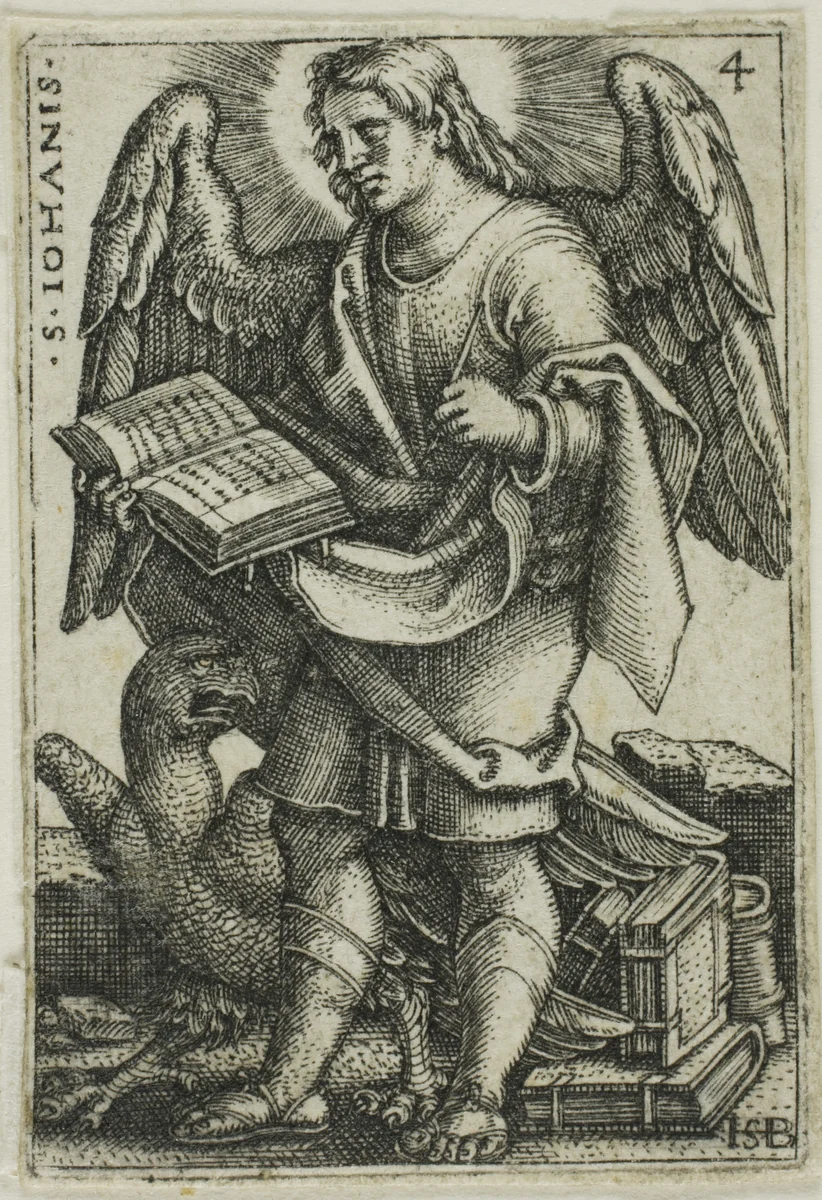 St. John, from The Four Evangelists by Sebald Beham, print, 1541