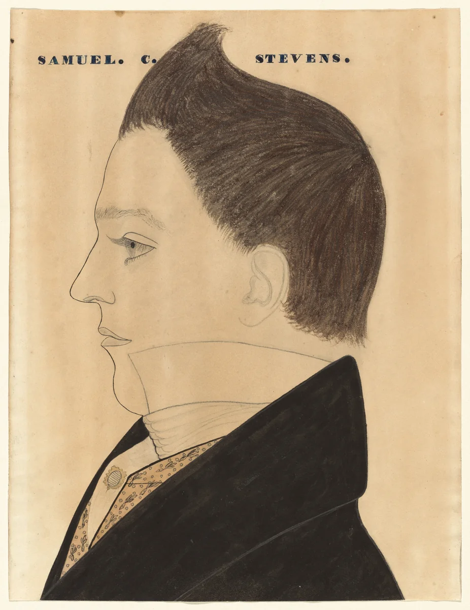 Samuel C. Stevens by American 19th Century, drawing, 1820