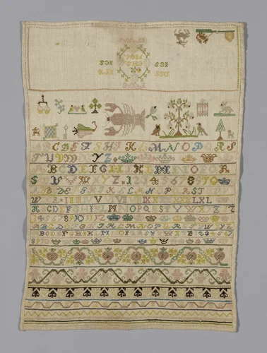 Sampler by Germany, textile, 1806