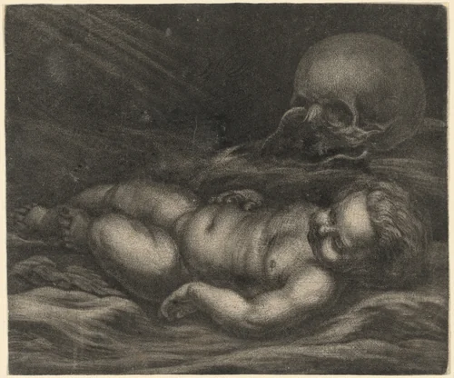 Memento Mori by Dutch 17th Century, print, 1675-1685