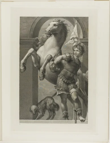 St. George by Paolo Toschi, print, 1800-1854