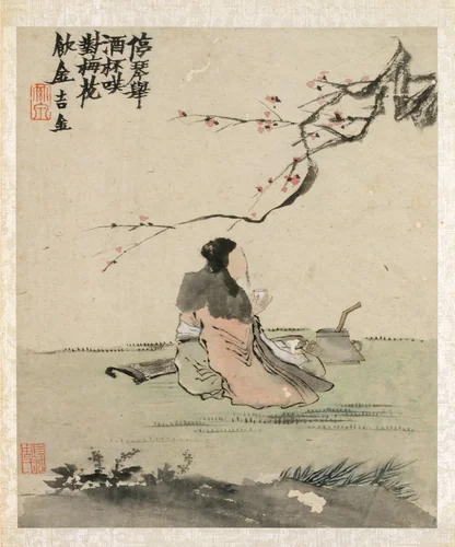 Ink Play by Jin Nong, painting, 1754