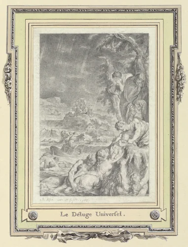 The Great Flood by Charles Eisen, drawing, 1765
