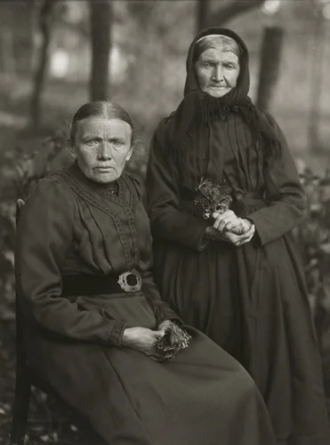 Mother and Daughter. Farmer’s Wife and Miner’s Wife by August Sander, photograph, 1912