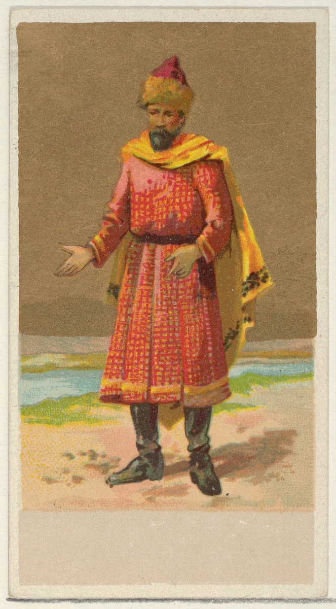 Circassia, from the Natives in Costume series (N16), Teofani Issue, for Allen & Ginter Cigarettes Brands by Allen & Ginter, print, 1886-1900