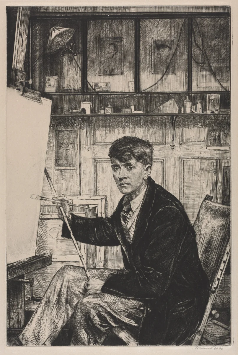 Charles Cundall by Francis Dodd, print, 1926