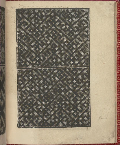 Ce est ung tractat de la noble art de leguille ascavoir ouvraiges de spaigne... page 16 (recto) by Willem Vosterman, book, 1527-1540