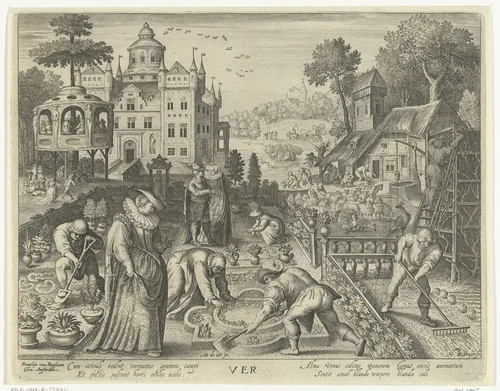 Lente by Unknown, print, 1581-1656