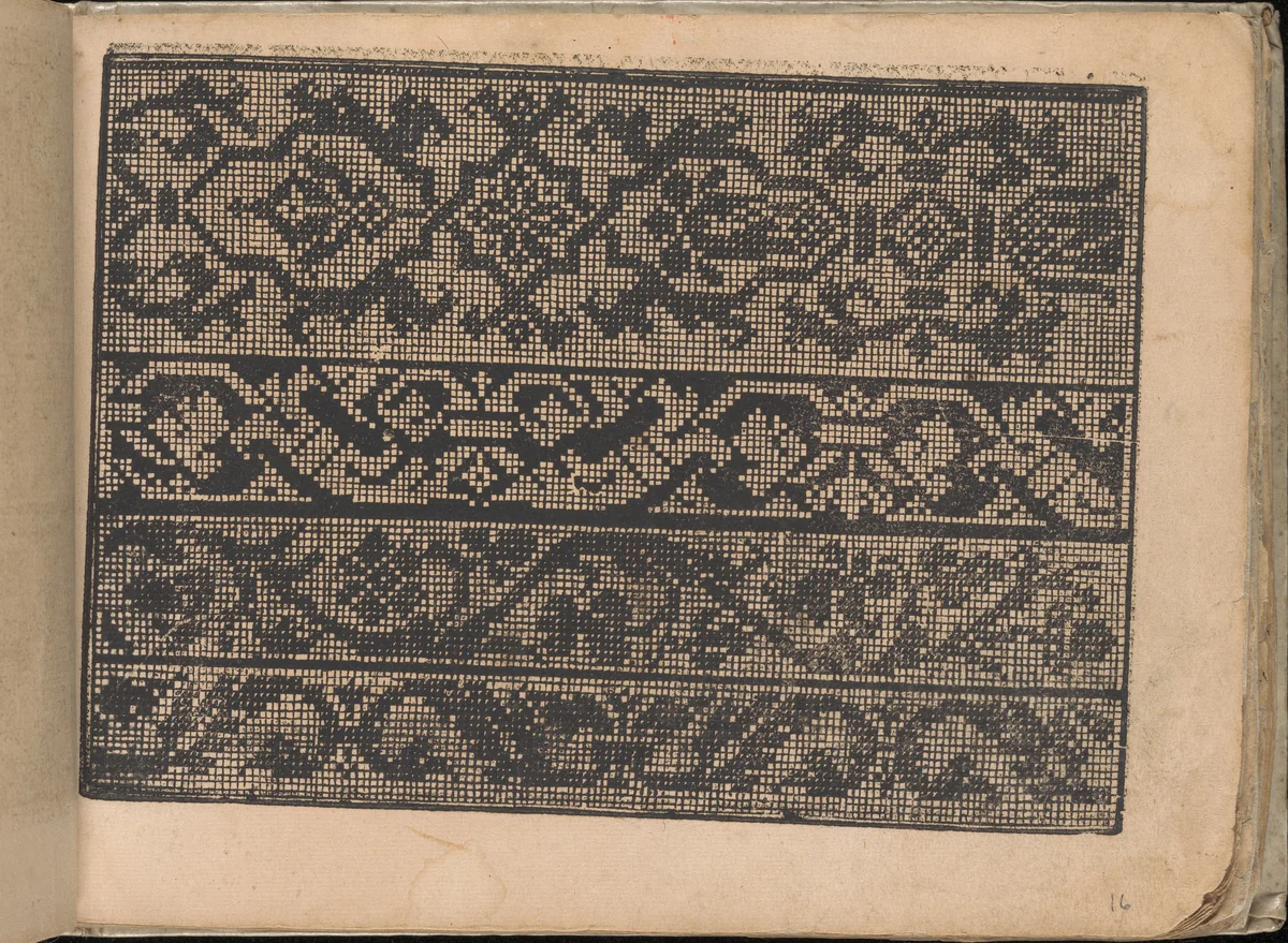 Neu künstlich Modelbuch (page 16r) by Bernhard Jobin, book, 1598