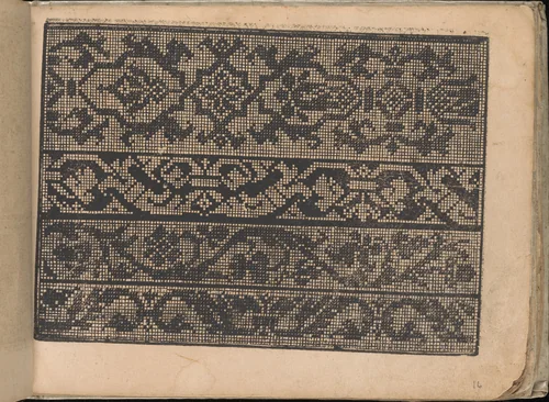 Neu künstlich Modelbuch (page 16r) by Bernhard Jobin, book, 1598